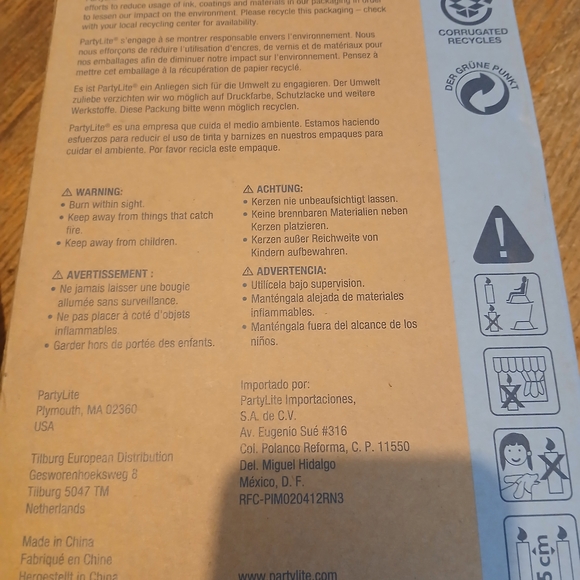 NIB Forbidden Trio Black And White Candle Holders By PartyLite - Picture 5 of 7